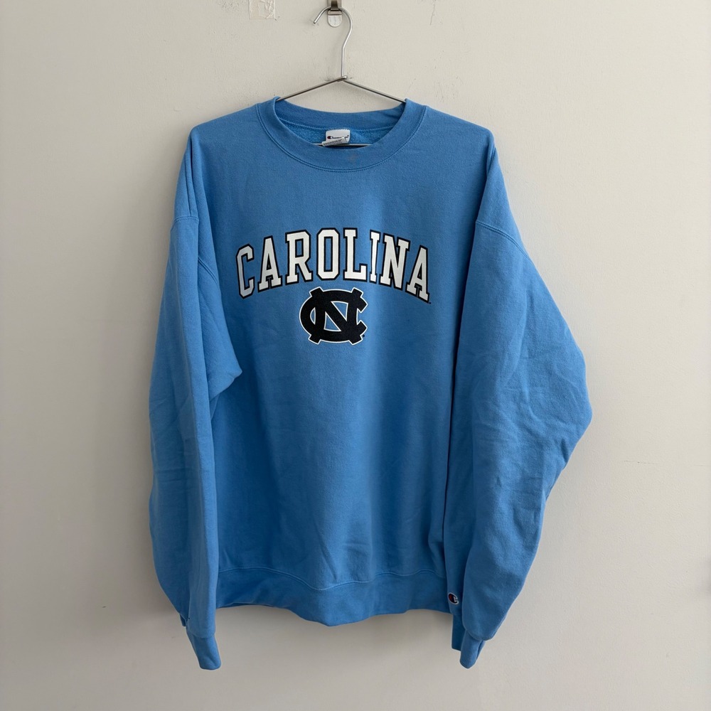 Champion UNC North Carolina Tar Heels Blue Crewneck Sweatshirt 2XL